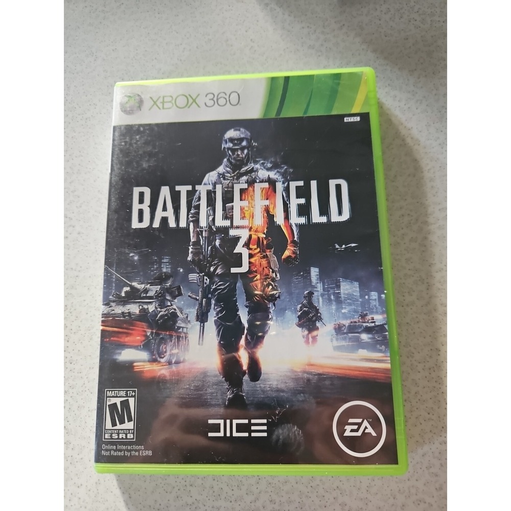 Battlefield 3 (Microsoft Xbox 360, 2011) Complete Game